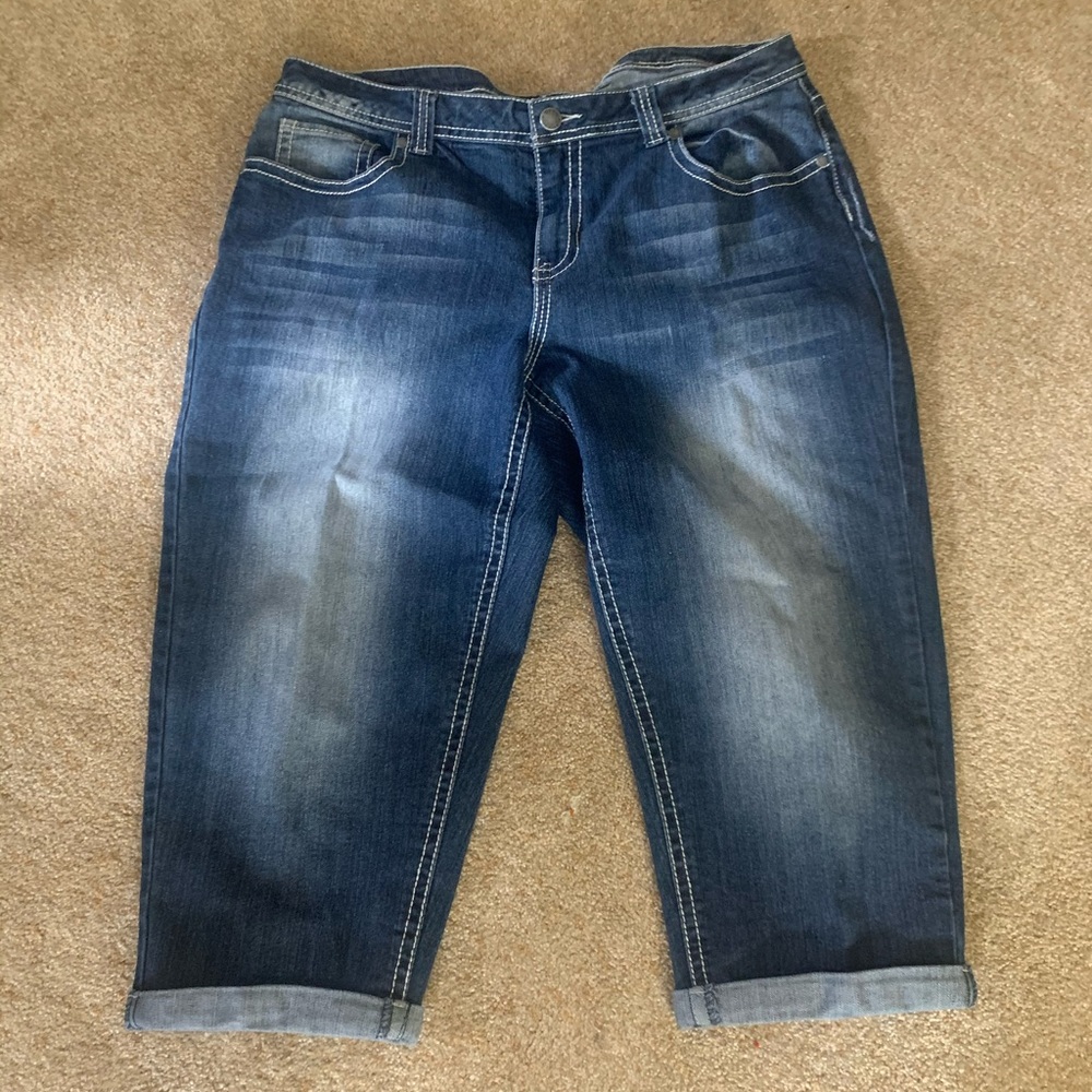 Cato denim capris